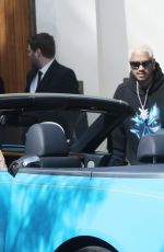 AMBER ROSE and Alexander AE Edwards Out in Los Angeles 04/10/2022