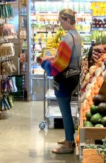 AMBER VALLETTA Shopping at Erewhon in Studio City 04/22/2022