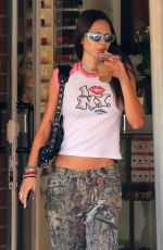AMELIA HAMLIN at a Nail Salon in Beverly Hills 04/18/2022