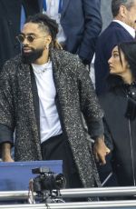AMINA MUADDI and Fary Lopes at Parc des Princes in Paris 04/17/2022