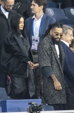 AMINA MUADDI and Fary Lopes at Parc des Princes in Paris 04/17/2022