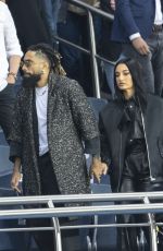 AMINA MUADDI and Fary Lopes at Parc des Princes in Paris 04/17/2022