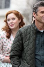 AMY ADAMS on the Set of Disenchanted in New York 04/06/2022