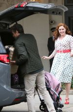 AMY ADAMS on the Set of Disenchanted in New York 04/06/2022