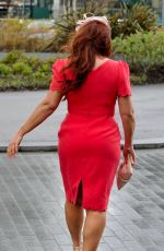 AMY ANZEL Arrives at Aintree for Ladies Day in Liverpool 04/08/2022