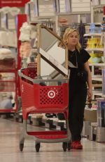 AMY POEHLER Shopping at Target in Los Angeles 04/10/2022