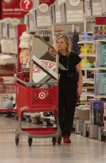 AMY POEHLER Shopping at Target in Los Angeles 04/10/2022