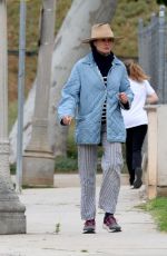 ANDIE MACDOWELL Out and About in Los Angeles 04/07/2022