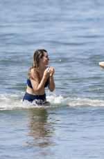 ANNALYNNE and RACHEL MCCORD in Bikinis at a Beach in Los Angeles 04/26/2022