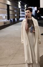 ANNE HATHAWAY on the Set of She Came To Me in New York 04/26/2022