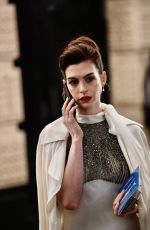 ANNE HATHAWAY on the Set of She Came To Me in New York 04/26/2022