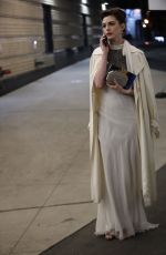 ANNE HATHAWAY on the Set of She Came To Me in New York 04/26/2022