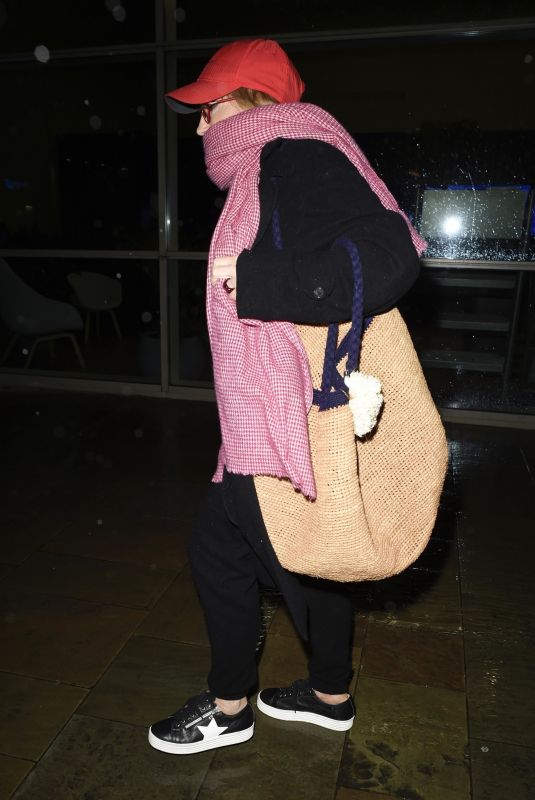 ANNE ROBINSON Leaves Countdown Studios in Salford 04/04/2022