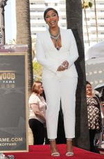 ASHANTI Commemorated with a Star on Hollywood Walk of Fame in Los Angeles 04/07/2022 