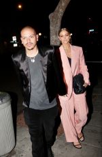 ASHLEE SIMPSON and Evan Ross Arrives at Jessica Alba