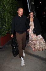 ASHLEE SIMPSON and Evan Ross Leaves Giorgio Baldi in Santa Monica 04/05/2022