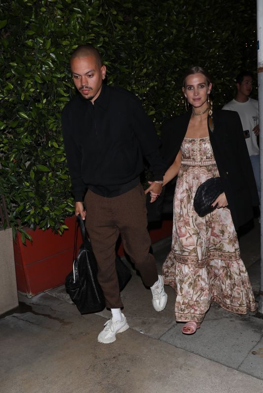 ASHLEE SIMPSON and Evan Ross Leaves Giorgio Baldi in Santa Monica 04/05/2022