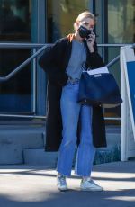 ASHLEE SIMPSON Dropping Her Car off at BMW Dealer in Los Angeles 04/05/2022