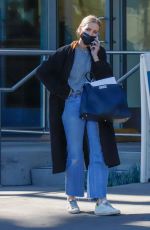 ASHLEE SIMPSON Dropping Her Car off at BMW Dealer in Los Angeles 04/05/2022