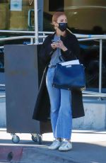 ASHLEE SIMPSON Dropping Her Car off at BMW Dealer in Los Angeles 04/05/2022