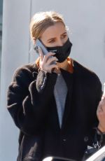 ASHLEE SIMPSON Dropping Her Car off at BMW Dealer in Los Angeles 04/05/2022