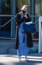 ASHLEE SIMPSON Dropping Her Car off at BMW Dealer in Los Angeles 04/05/2022