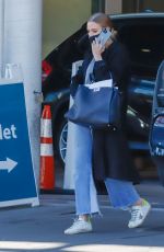 ASHLEE SIMPSON Dropping Her Car off at BMW Dealer in Los Angeles 04/05/2022