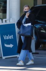 ASHLEE SIMPSON Dropping Her Car off at BMW Dealer in Los Angeles 04/05/2022