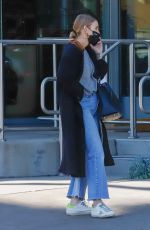 ASHLEE SIMPSON Dropping Her Car off at BMW Dealer in Los Angeles 04/05/2022