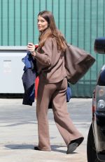 ASHLEY GREENE Heading to a Neeting in Van Nuys 04/01/2022