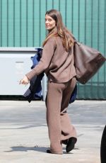 ASHLEY GREENE Heading to a Neeting in Van Nuys 04/01/2022