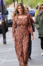 ASHLEY JAMES Arrives at Harrods Store in Knightsbridge 04/28/2022
