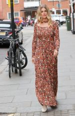 ASHLEY JAMES Arrives at Harrods Store in Knightsbridge 04/28/2022