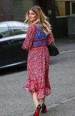 ASHLEY JAMES Leaves Jeremy Vine TV Show in London 04/11/2022