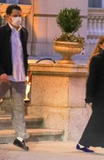 ASHLEY OLSEN Out for Dinner in New York 04/05/2022