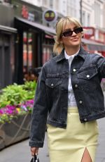 ASHLEY ROBERTS Arrives at Global Radio in London 04/28/2022