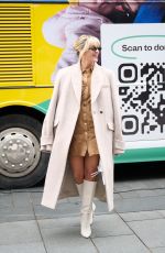 ASHLEY ROBERTS at Lets Raise It Up Charity Bus in Leicester Square in London 04/08/2022