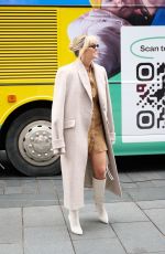 ASHLEY ROBERTS at Lets Raise It Up Charity Bus in Leicester Square in London 04/08/2022