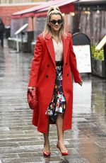ASHLEY ROBERTS Leaves Global Studios in London 04/04/2022