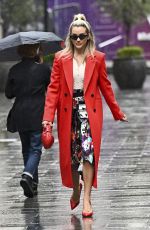ASHLEY ROBERTS Leaves Global Studios in London 04/04/2022