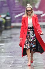 ASHLEY ROBERTS Leaves Heart FM Breakfast Show in London 04/04/2022