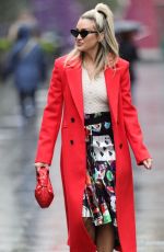 ASHLEY ROBERTS Leaves Heart FM Breakfast Show in London 04/04/2022