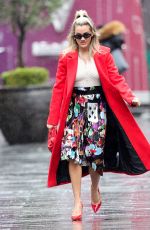 ASHLEY ROBERTS Leaves Heart FM Breakfast Show in London 04/04/2022