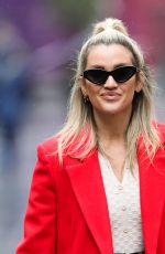 ASHLEY ROBERTS Leaves Heart FM Breakfast Show in London 04/04/2022