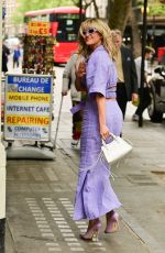 ASHLEY ROBERTS Out in London 04/29/2022