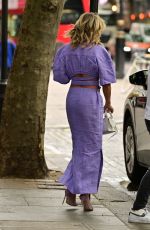 ASHLEY ROBERTS Out in London 04/29/2022