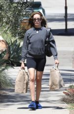 ASHLEY TISDALE at Erewhon Market in Pacific Palisades 04/18/2022