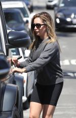 ASHLEY TISDALE at Erewhon Market in Pacific Palisades 04/18/2022