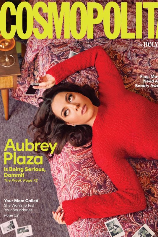 AUBREY PLAZA for Cosmopolitan Holy Grail Issue 2022