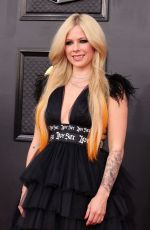 AVRIL LAVIGNE at 64th Annual Grammy Awards in Las Vegas 04/03/2022